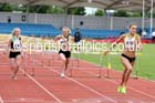 Womens under-20s 100 metres hurdles, Northern Senior and Under-20s Champs., SportsCity, Manchester. Photo: David T. Hewitson/Sports for All Pics